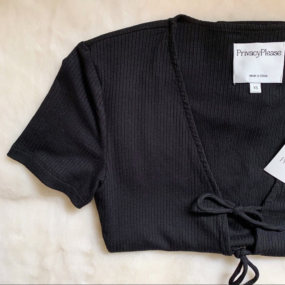 Privacy Please Xenia Bodysuit Black Size XS NWT - Picture 14 of 16